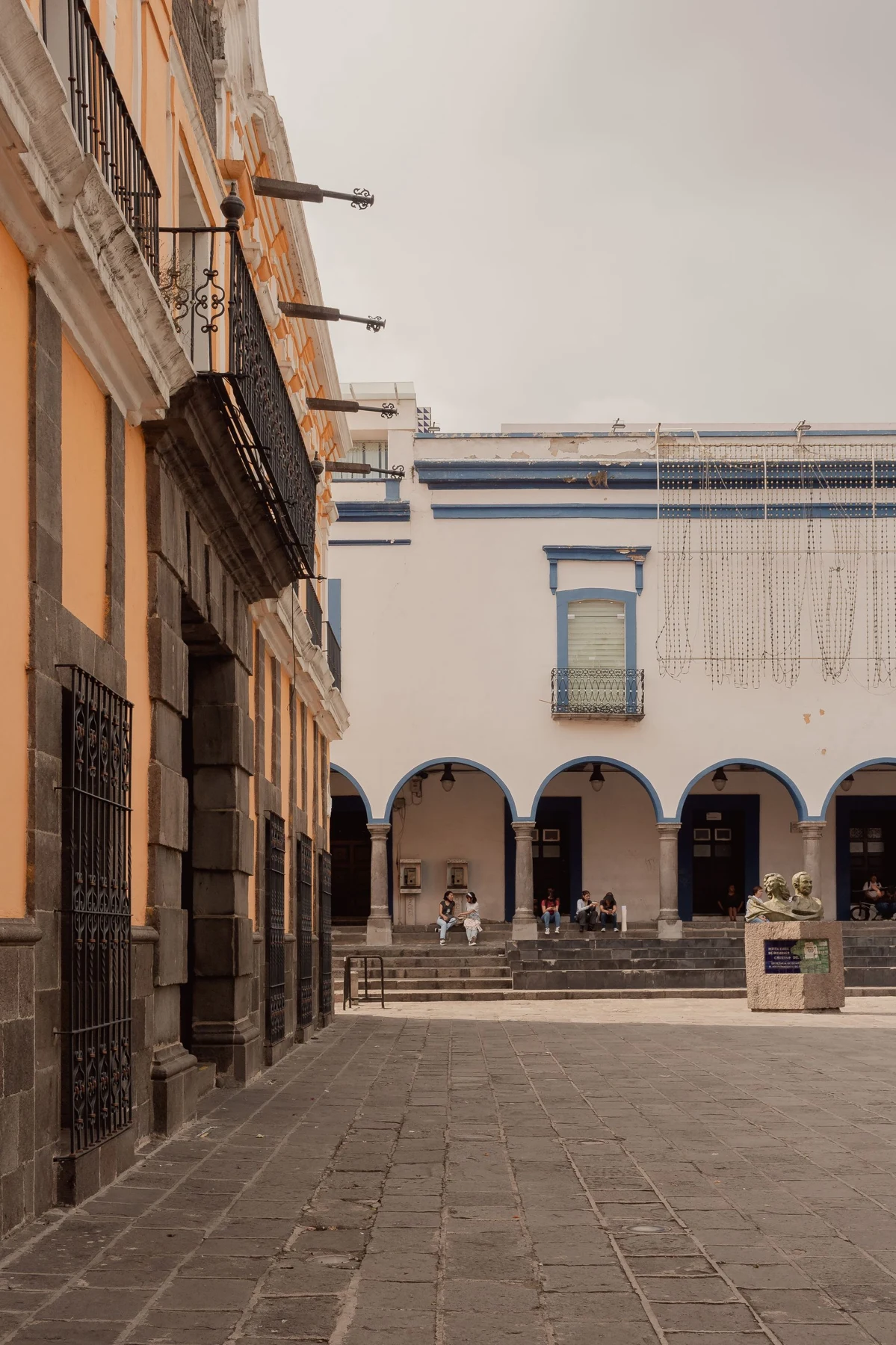 Arquitectura de patio en Puebla, México